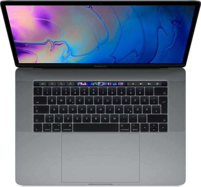 Apple MacBook Pro (15" 2018) - Core i7-8750H - 16GB RAM - 256GB SSD - QWERTZ (Schweiz) - Space Gray - Gut