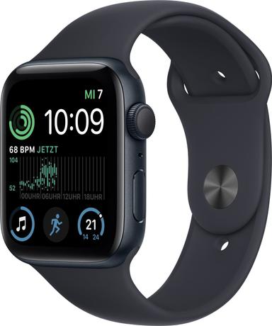 Apple Watch Se 44 Mm 2022 Midnight Kunststoff Dunkelblau
