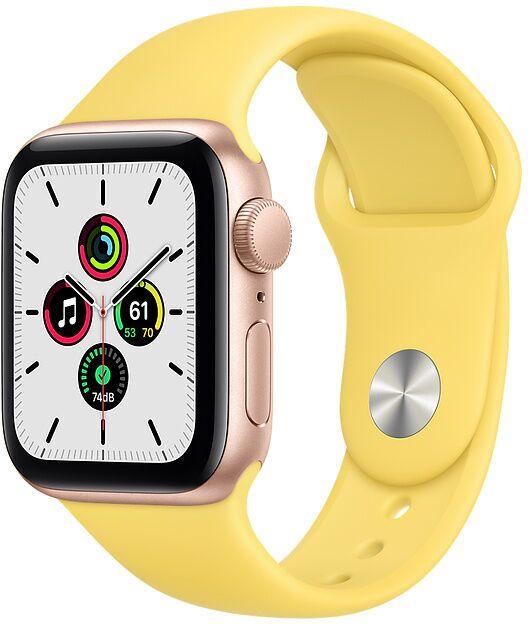 Apple Watch Se Aluminium 40 Mm 2020 Gold Sportarmband Gelb