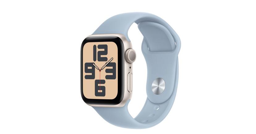Apple Watch Se Aluminium 40 Mm 2020 Gold Sportarmband Hellblau