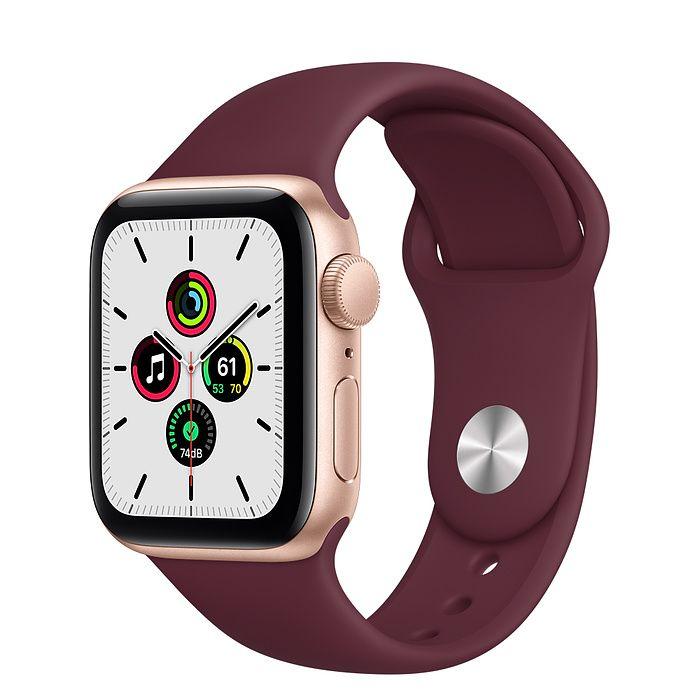 Apple Watch Se Aluminium 40 Mm 2020 Gold Sportarmband Violett