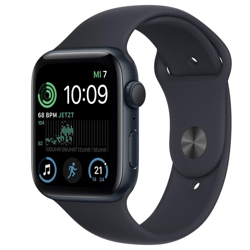 Apple Watch Se Aluminium 44 Mm 2020 Midnight Sportarmband Dunkelblau