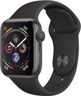 Apple Watch Series 4 40 Mm 2018 Black Sportarmband Schwarz
