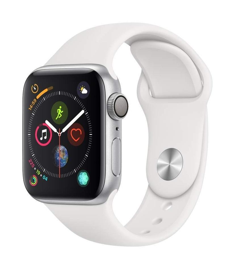Apple Watch Series 4 40 Mm 2018 Silver Sport Loop Weiss