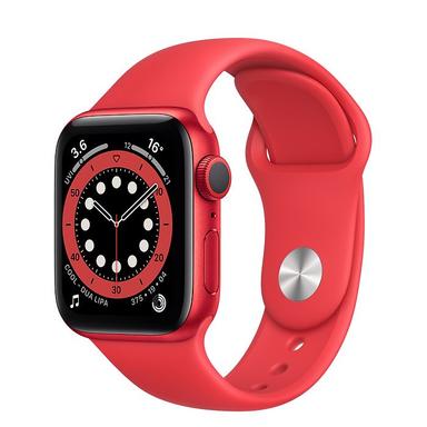 Apple Watch Series 6 Aluminium 40 Mm 2020 Red Sportarmband Rot