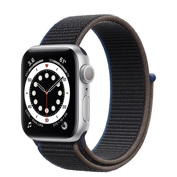 Apple Watch Series 6 Aluminium 40 Mm 2020 Silver Sport Loop Grau