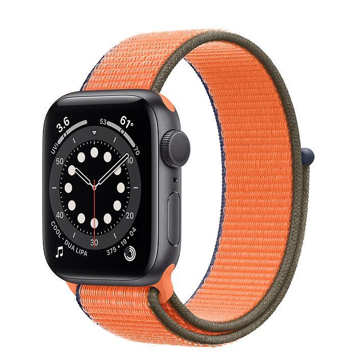 Apple Watch Series 6 Aluminium 40 Mm 2020 Space Gray Sport Loop Orange
