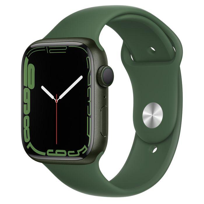Apple Watch Series 7 Aluminium 45 Mm 2021 Green Sportarmband Grün