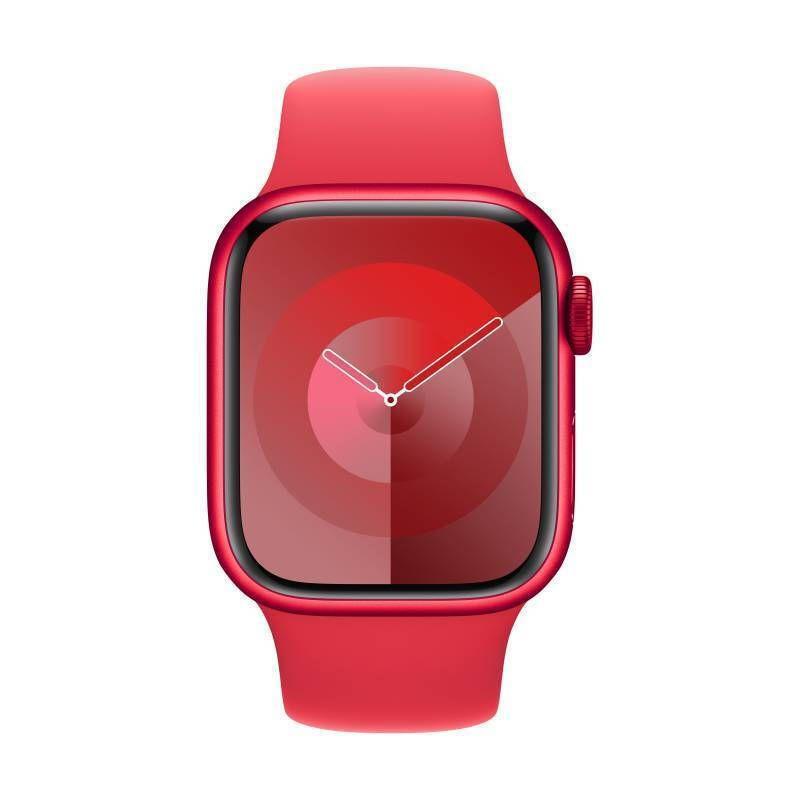 Apple Watch Series 9 Aluminium 41 Mm 2023 Red Sportarmband Rot