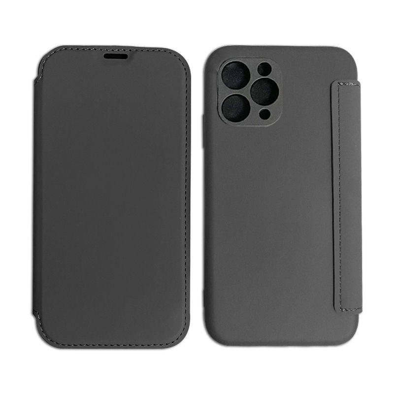 Flip Case in Lederoptik iPhone iPhone 11 Pro Schwarz