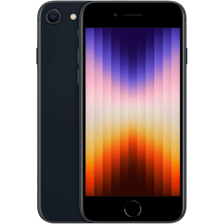 iPhone SE (2022) | Schwarz | Akzeptabel | Single SIM + eSIM | 64 GB