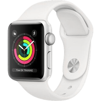 Apple Watch Series 3 (2017) | 38 mm | Silber | Gut | Aluminium | GPS