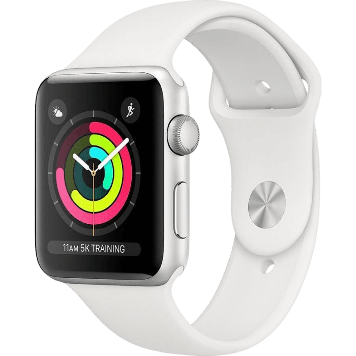 Apple Watch Series 3 (2017) | 42 mm | Silber | Gut | Aluminium | GPS