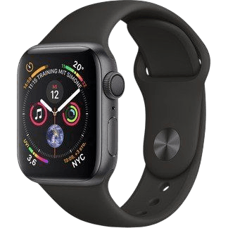 Apple Watch Series 4 (2018) | 40 mm | Schwarz | Gut | Aluminium | GPS