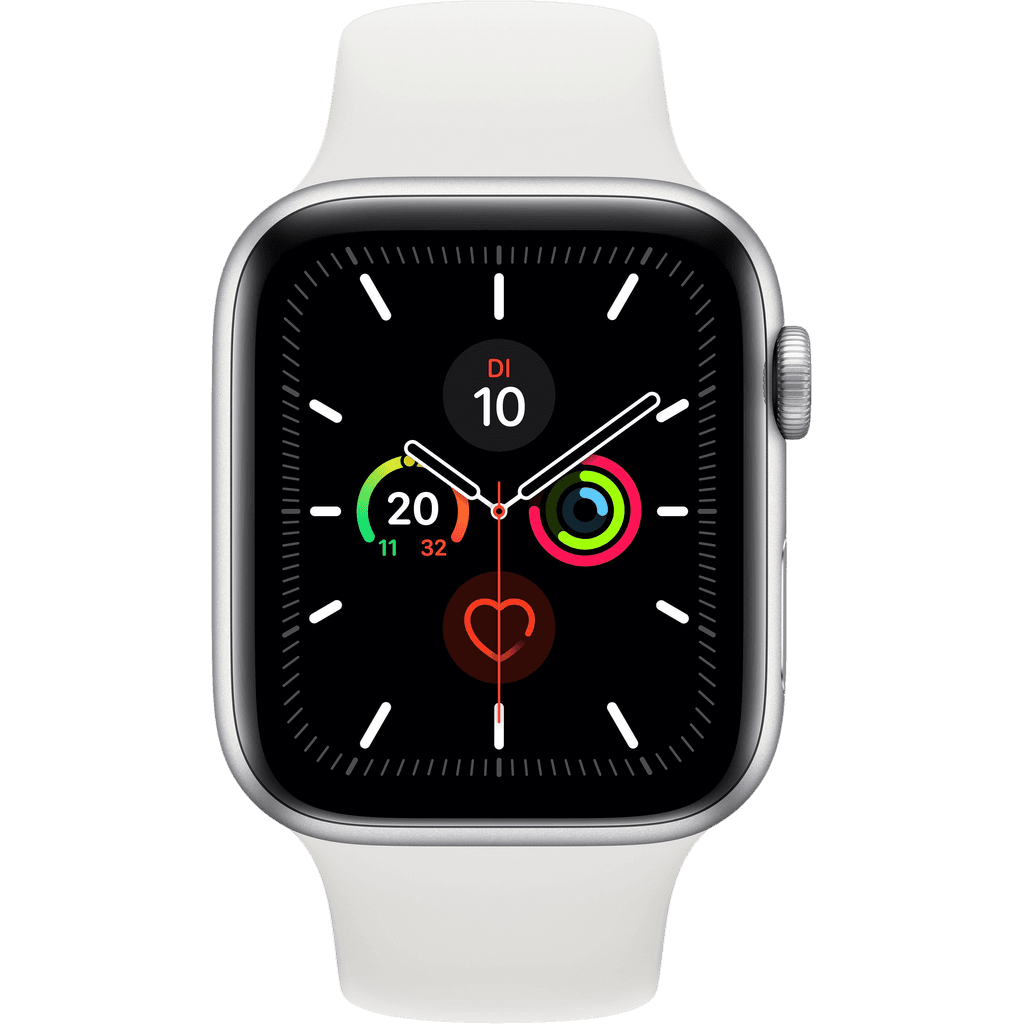 Apple Watch Series 5 (2019) | 44 mm | Silber | Gut | Aluminium | GPS