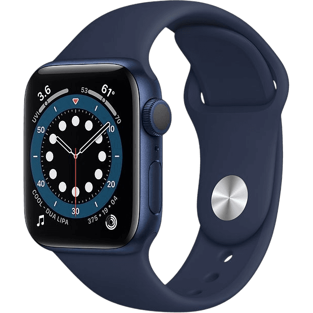Apple Watch Series 6 (2020) | 40 mm | Blau | Gut | Aluminium | GPS + Cellular