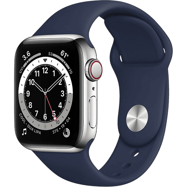 Apple Watch Series 6 (2020) | 44 mm | Silber | Wie neu | Edelstahl | GPS + Cellular