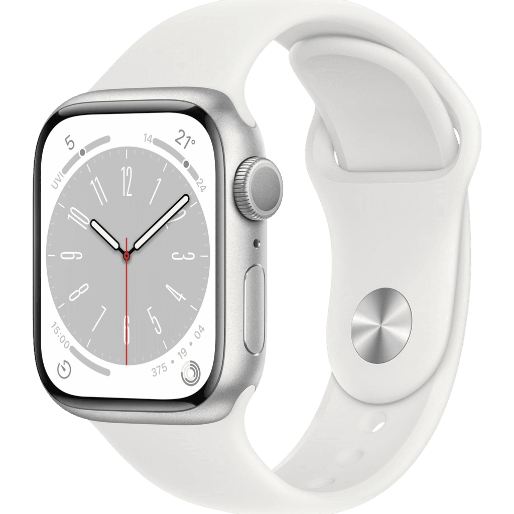 Apple Watch Series 8 (2022) | 41 mm | Silber | Wie neu | Aluminium | GPS