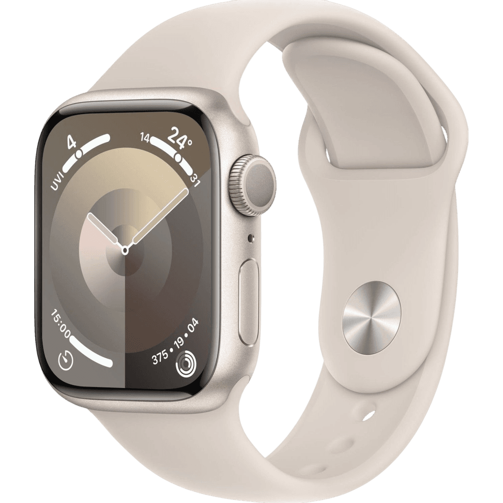 Apple Watch Series 9 (2023) | 41 mm | Weiss | Gut | Aluminium | GPS