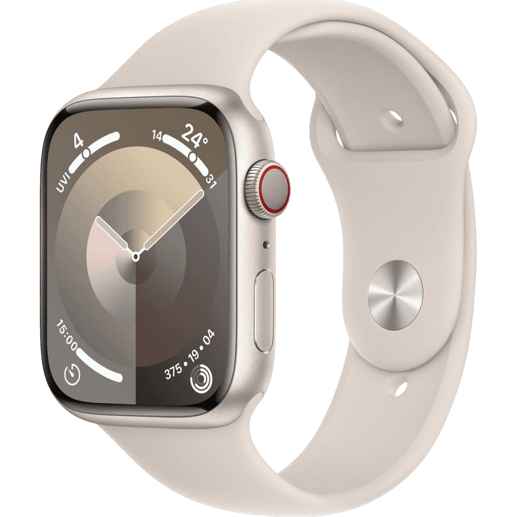 Apple Watch Series 9 (2023) | 45 mm | Weiss | Wie neu | Aluminium | GPS
